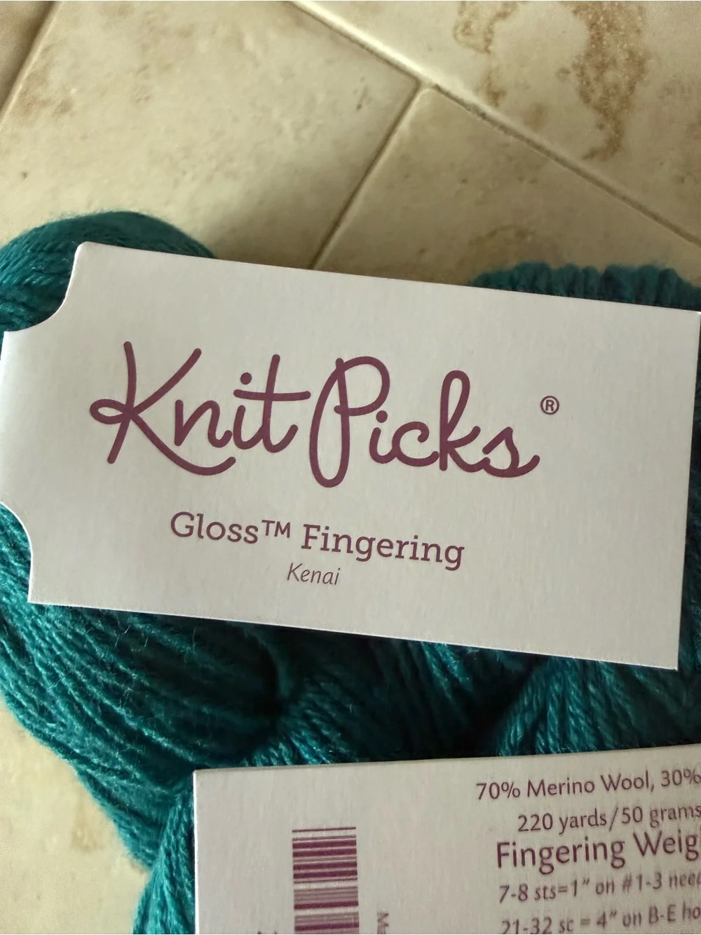 Knit Picks gloss fingering